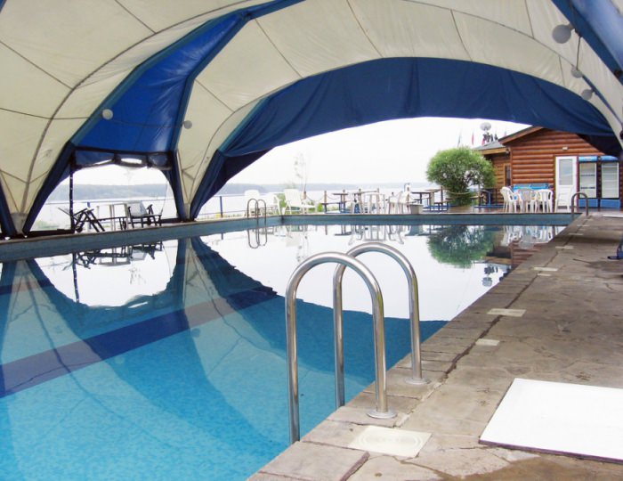 Бассейны и сауна - Отель «Яхт-клуб Новый берег»