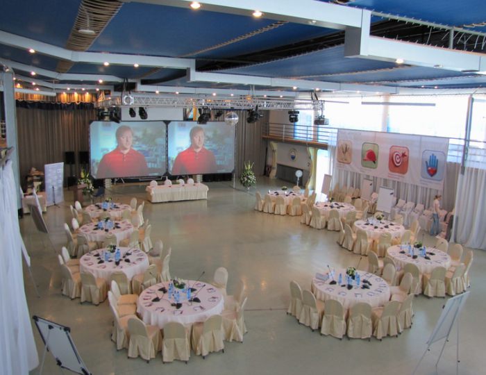 Банкетный зал «Фрегат» - Отель «Яхт-клуб Новый берег»